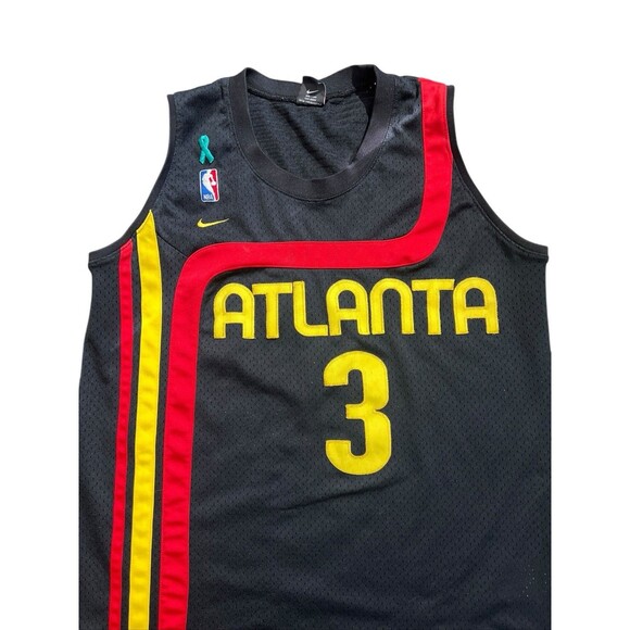 Vintage Atlanta Hawks Nike Jersey #3 Shareef Abdur-Rahim Swingman Sz M - Picture 2 of 9